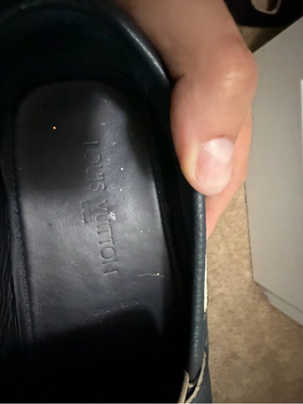 Louis Vuitton Leather Moccasin Loafers